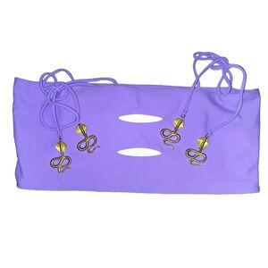 Cobra Lavender Lilac Bandeau Crop Top Cami